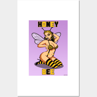 Honey bee babe Posters and Art